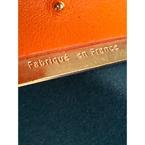 Les Georgettes Paris Wide Cuff Bracelet Art Deco Revival Style France Gold Tone - Picture 4 of 5